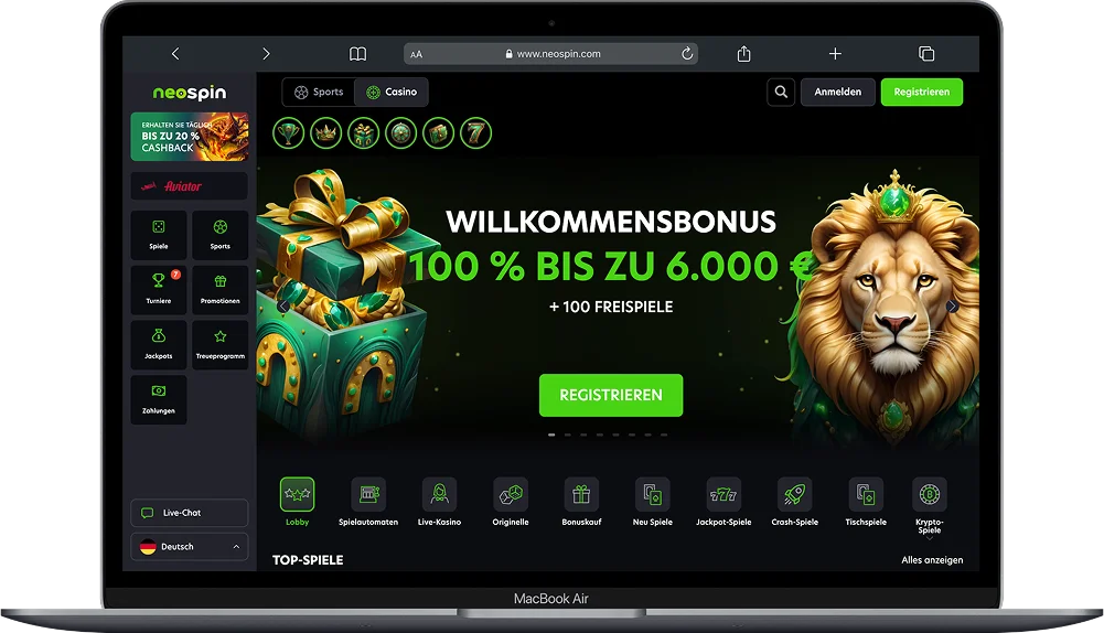 Offizielle Neospin-App